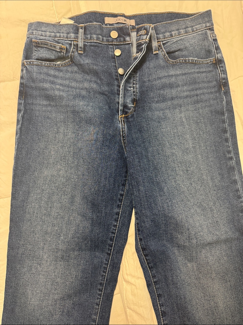 Joe's Jeans Straight-Leg Blue Denim